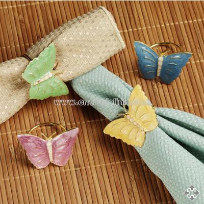 Butterfly Meadow Napkin Rings