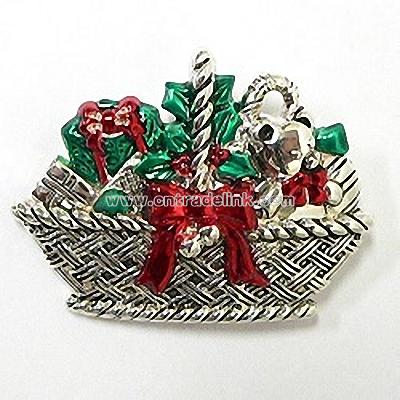 CHRISTMAS BASKET PENDANT