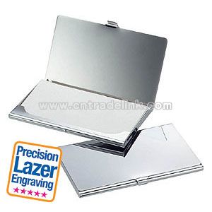 CHROME BUSINESS CARD HOLDERS