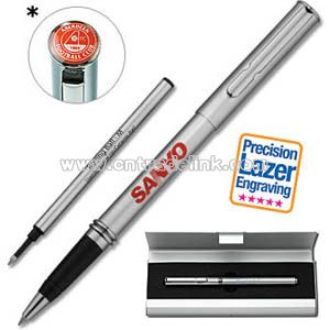 CHROME METAL ROLLERBALL PENS