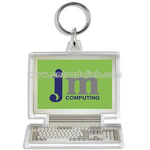 COMPUTER SHAPED ACRYLIC KEYCHAIN