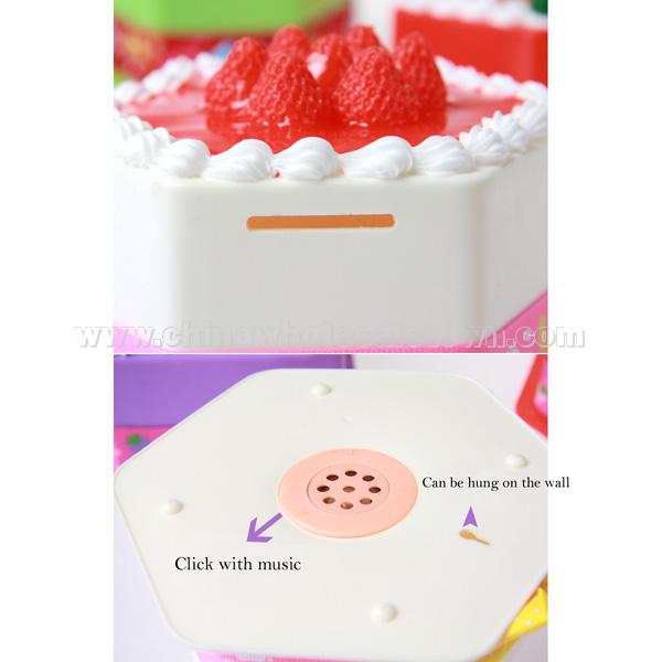 Cake Shaped Coin Money Bank