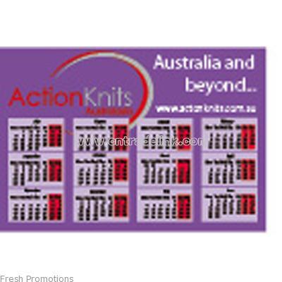Calendar Fridge Magnet