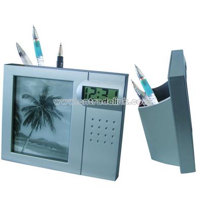 Calendar Photo Frame with Pen Holder