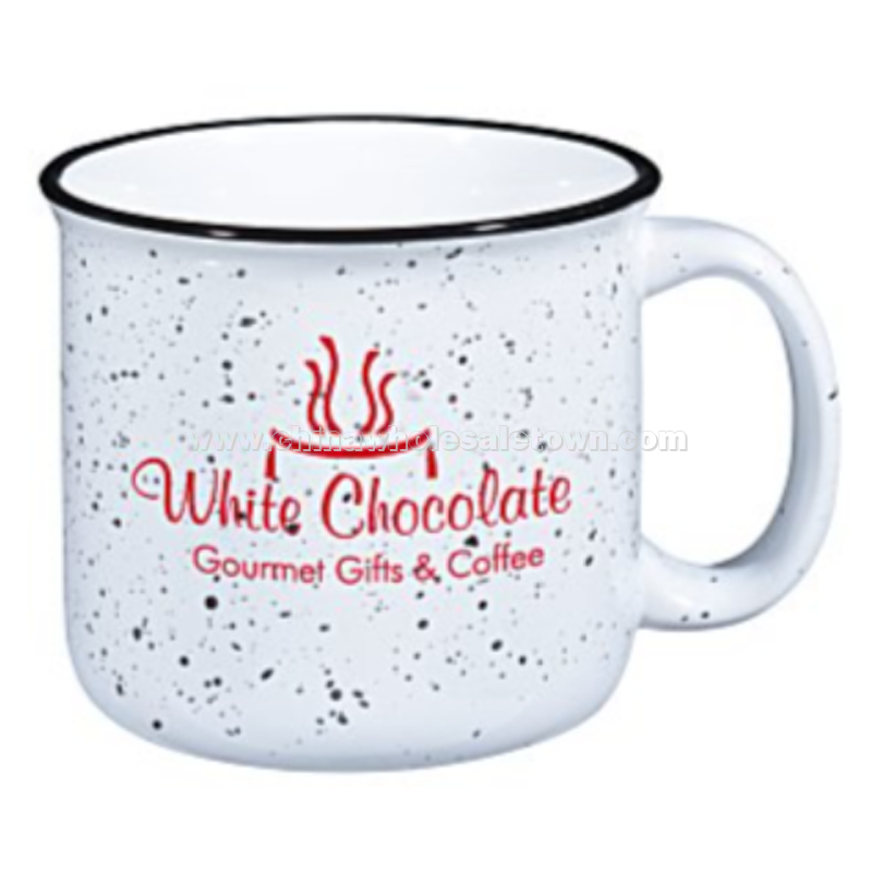 Campfire Ceramic Mug - White - 15 oz.