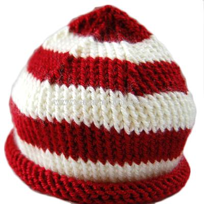 Candy Cane knit hat