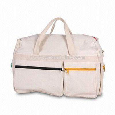 Canvas and PU Travel Bag