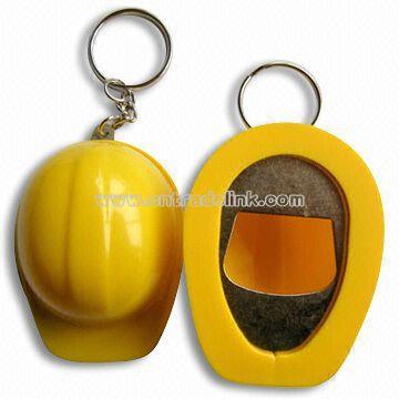 Cap Shape Bottle Opener With Key Chain