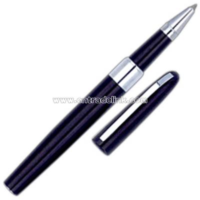 Cap off rollerball pen