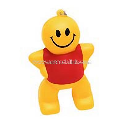 Captain Smiley Key Chain Stress Ball