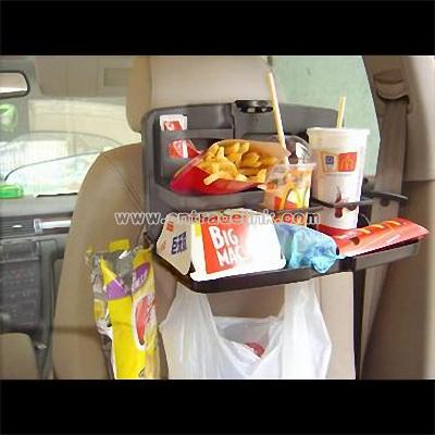 Car Backseat Drink / Food Holder and Tray