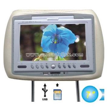 Car DVD 7 Inch Head Rest TFT LCD Monitor, TV & DVD