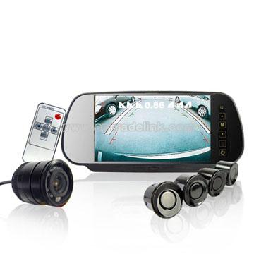 Car Reversing Set - Sensors + Rearview Camera + Rearview Screen