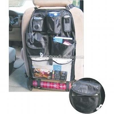 Car Seat Back Organizer with CD Holder