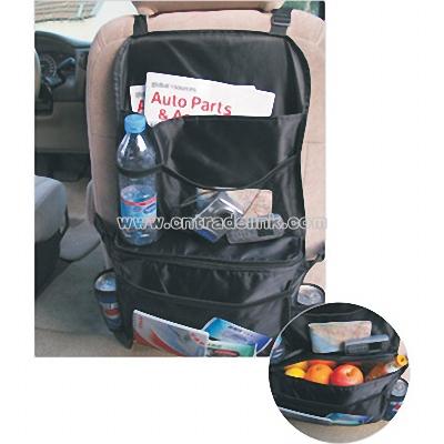 Car Seat Back Organizer with Cooler