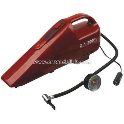 Car Vacuum Cleaner with Air Compressor