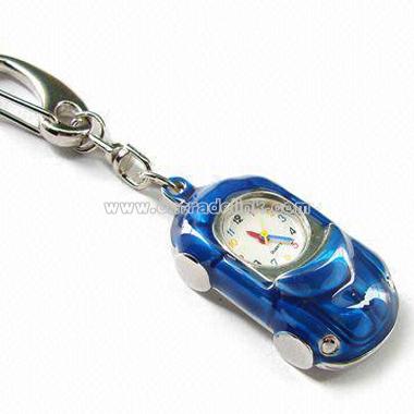 Car-shaoed Keychain Watch