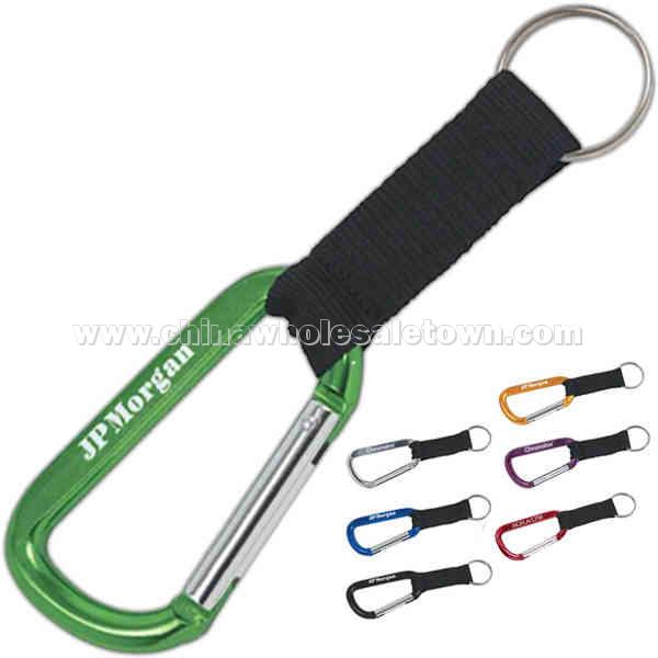 Carabiner 8mm with strap