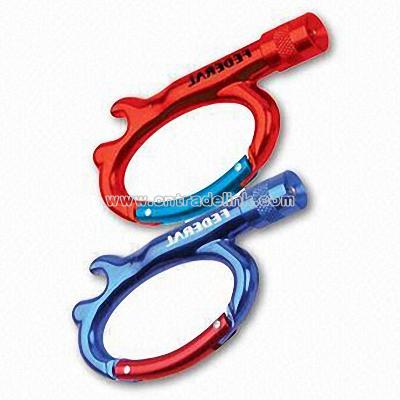 Carabiner Composed of Torch and Hook