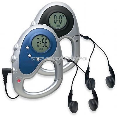 Carabiner Radio Stopwatch