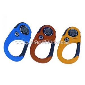 Carabiner Watch W/Compass