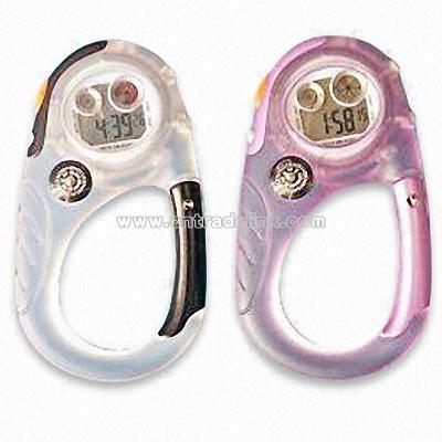 Carabiner Watches with Plastic Case