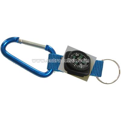 Carabiner With Compass