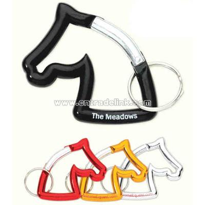 Carabiner key holder with split ring