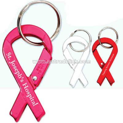 Carabiner key holder with split ring