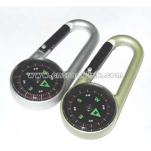 Carabiner with Compass