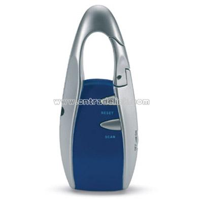 Carabiner. FM auto scan radio