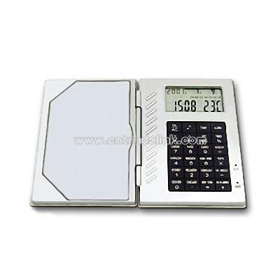 Cardcase Calculator With Calendar Clock