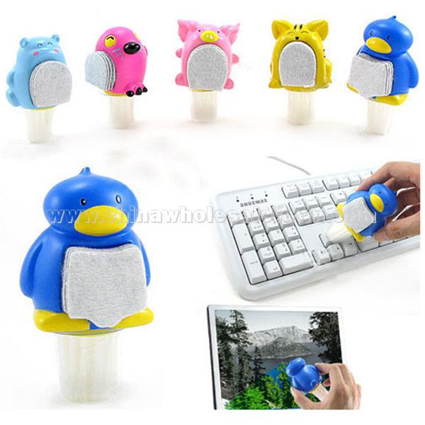 Cartoon Screen Keyboard Dual Brush