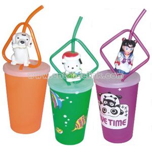 Cartoon Straw Cup