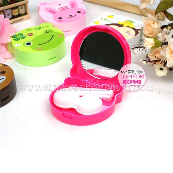 Cartoon contact lenses case