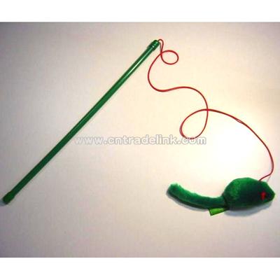 Cat Mouse Toy on Stick