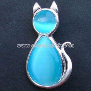 Cat-shaped Brooch