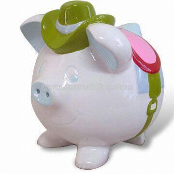 Ceramic Piggy Money Bank/Box for Promotional Purposes