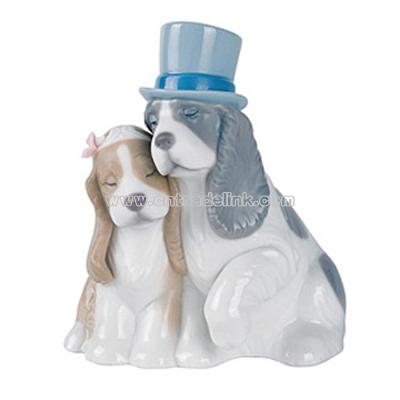 Cermaic Dog Figurine