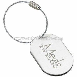 Cessna Stainless Steel Bag Tag