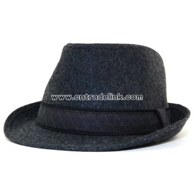 Charcoal Fedora Hat