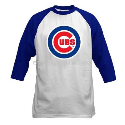 Chicago Cubs Adult 3/4 Sleeve T-Shirt by Majestic