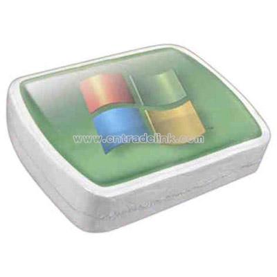 Chicklet rounded edge square shaped compressed t-shirt