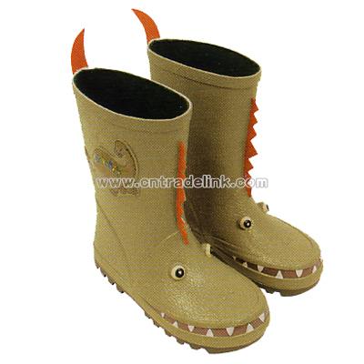 Children's Dinosaur Rain Boots