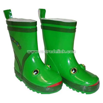 Children's Frog Rain Boots