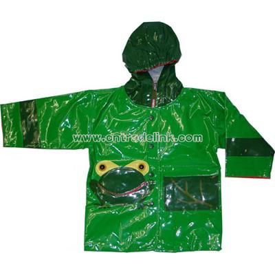 Children's Frog Raincoat