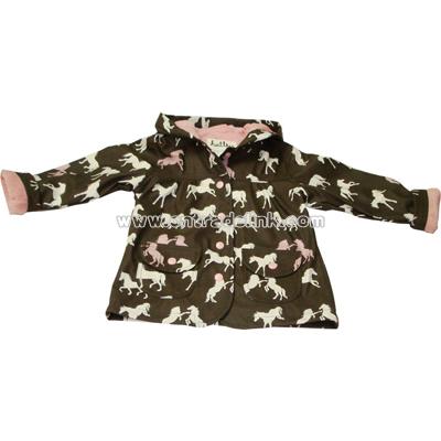 Children's Horses Raincoat