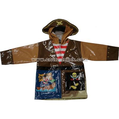 Children's Kidorable Pirates Raincoat