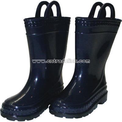 Children's Navy Rain Boots
