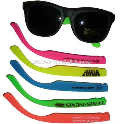 Children's rubber frame sunglasses